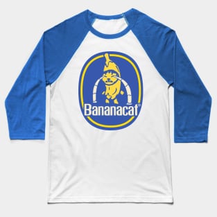 Banana Cat Meme | Sad | Banana Brand Sticker Baseball T-Shirt